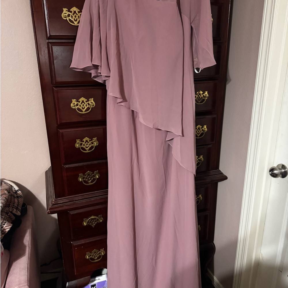 Chic Mauve Maxi Dress